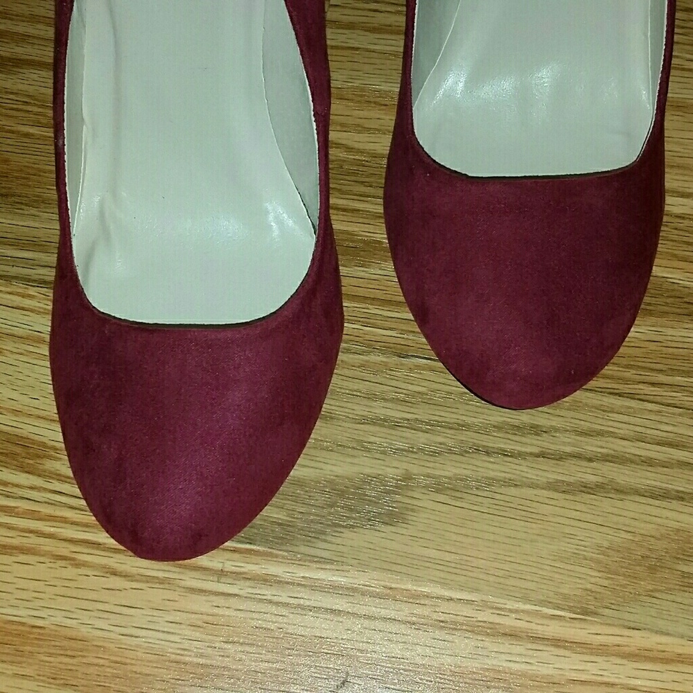 Burgundy Qupid Heels